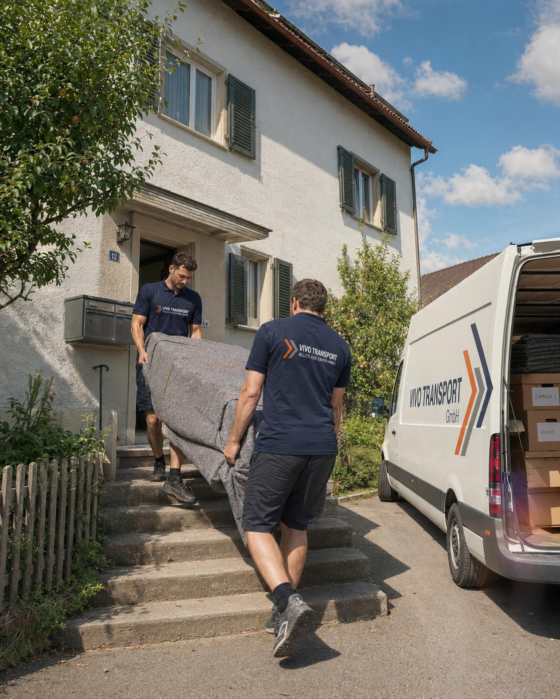 Umzug in Amriswil, Thurgau und der Ostschweiz mit Vivo Transport GmbH